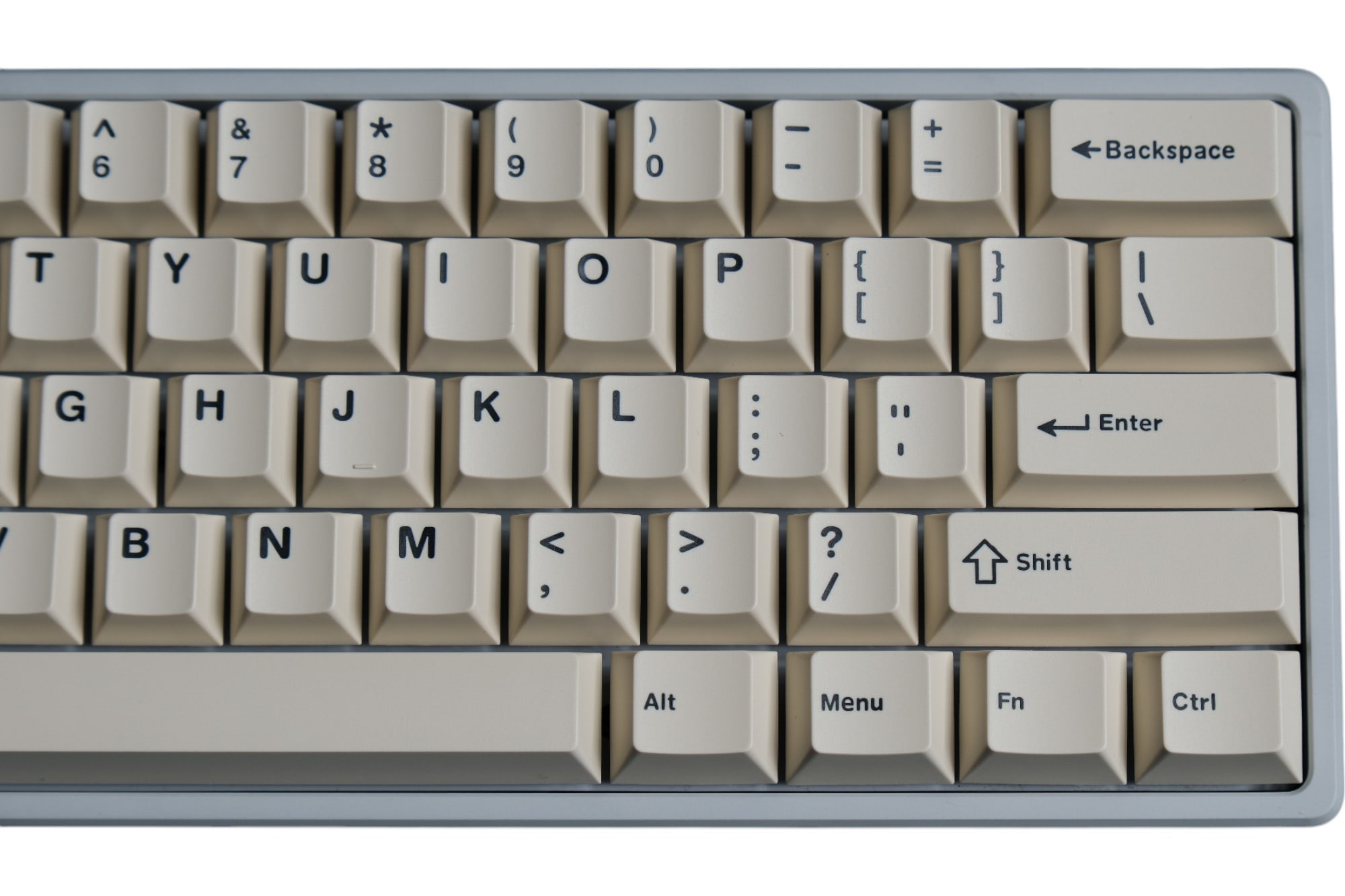 Wuque Studio WS PBT Creamy Charcoal Keycap Kit · Milktooth